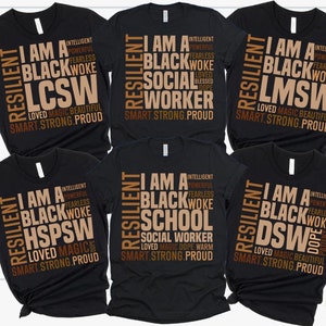 Black History Shirt, Black Social Worker, Social Worker Tee, Black History Month, Black History Tee, Black Lives Matter, Melanin Shirt,