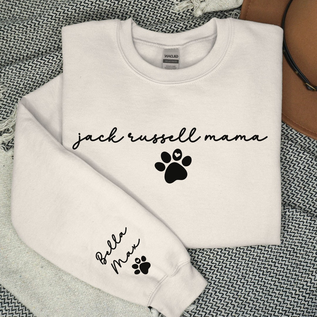 Jack Russell Terrier Mama Sweatshirt, Custom Jack Russell Shirt, Custom