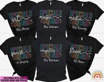 Specials Squad Teacher Shirt, Specials Teacher Shirts, Specials Squad Shirt, Custom Teacher Shirt, Teacher Team Shirts, Specials Crew Shirts