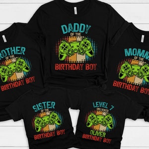 Gamer Birthday Shirt, Matching Birthday Shirts, Gaming Birthday Shirts, Video Game Birthday Shirt, Custom Gamer Shirt, Birthday Boy, Gaming