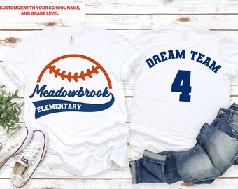 Custom School Shirt, Teacher Team Shirts, Personalized School Shirt, Teacher Gift, Teacher TShirts, Back to School Shirt, Elementary Shirt