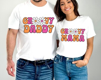 Two Groovy Family Matching Shirts, Birthday Groovy Retro Shirts, First Birthday, Groovy Mama, Groovy One, Groovy Birthday, Personalized Tee