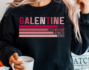 Camisa del Día de Galentines, San Valentín divertido, Regalo de San Valentín para un amigo, Regalos del Día de Galentines, San Valentín a juego, Camisas de grupo, San Valentín retro