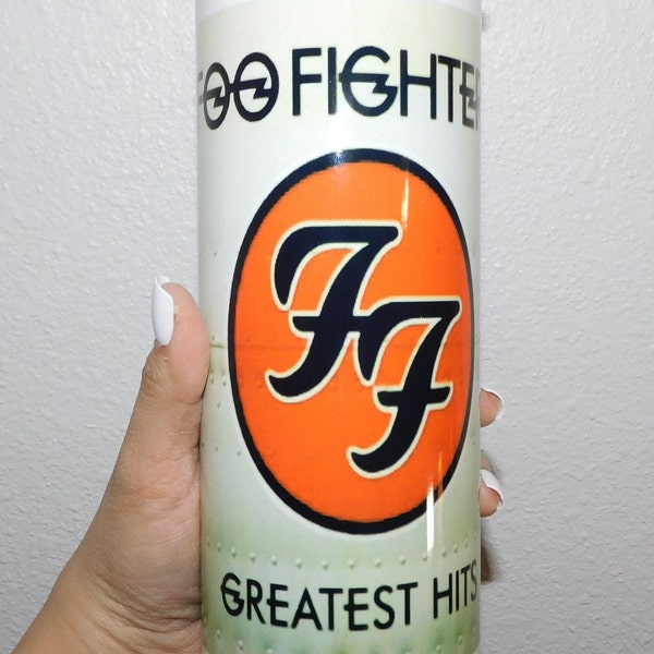 Colorful Foo Fighters Metal Tumbler