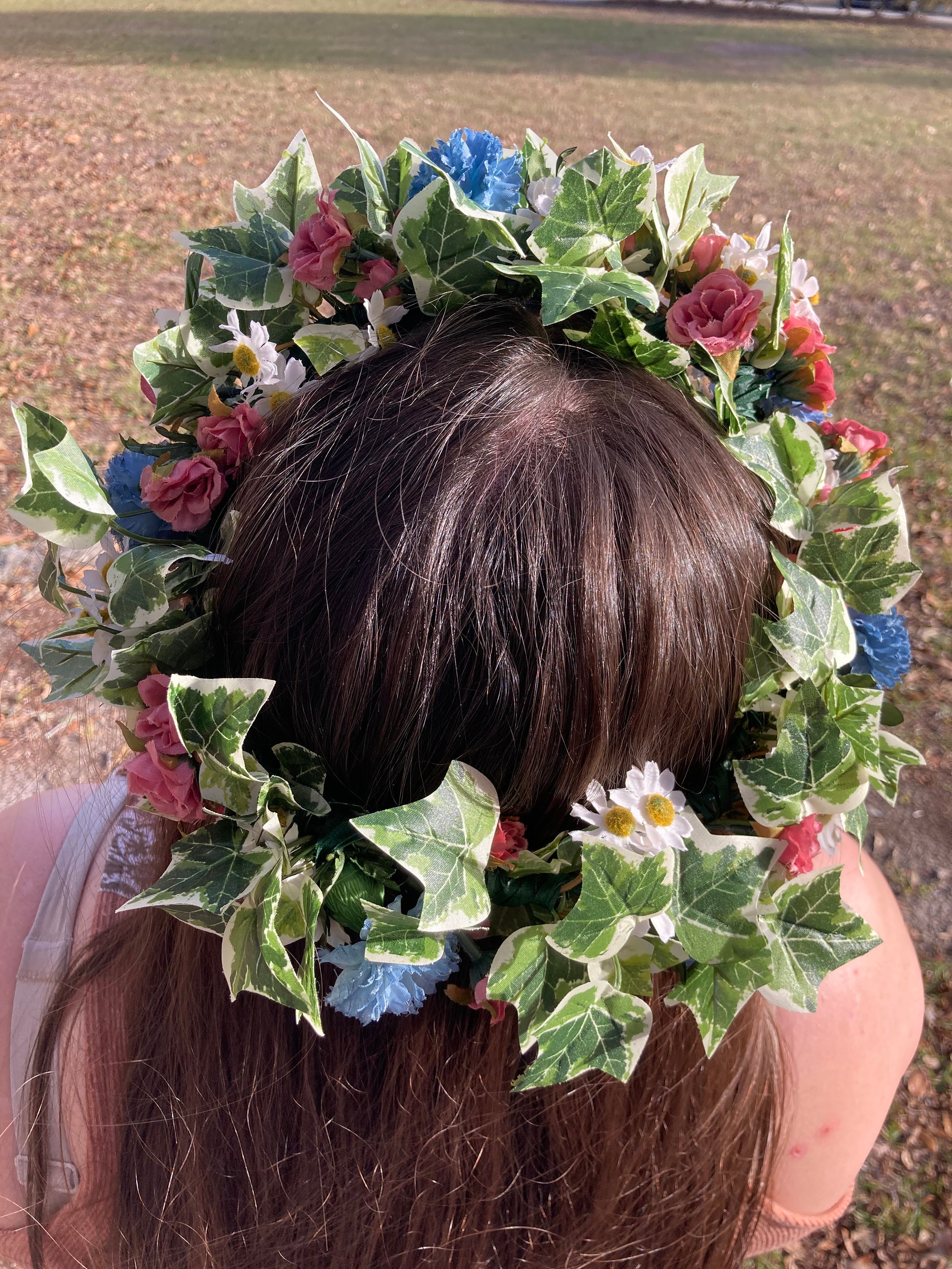 Custom Artificial Flower Crown Special Occasion Etsy