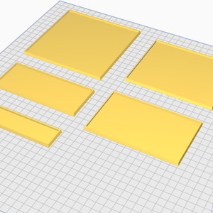 Square base Movement trays - for 25mm bases