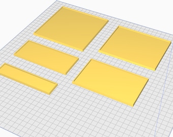 Square base Movement trays - for 25mm bases