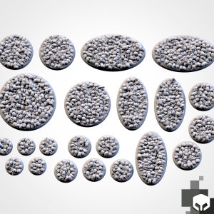 Death Skulls bases various sizes