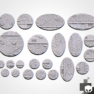 WW2 city style bases various sizes