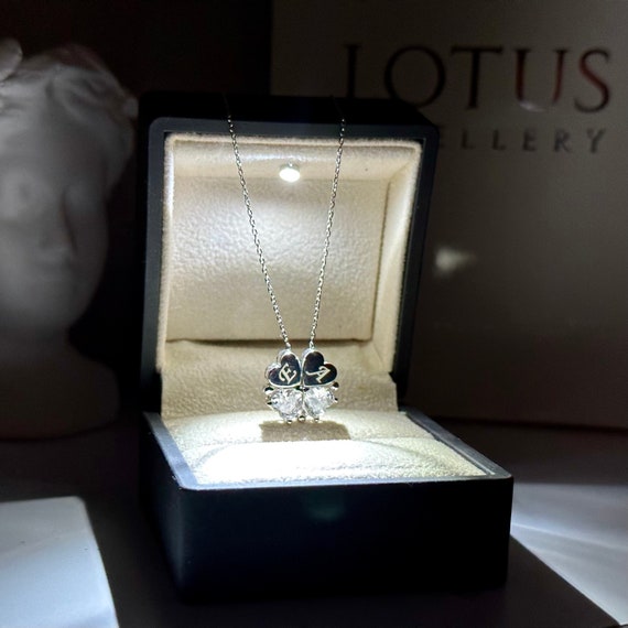 Collier coeur magnétique personnalisé Collier personnalisé avec