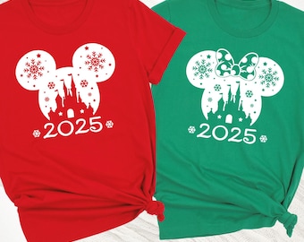 Disney Christmas 2026 Shirt,Disney Family Christmas Holiday, Matching Family Christmas Shirt, Christmas Party Shirt, Disney Family Trip Tee