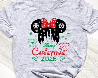 Disney Christmas 2026 Shirt, Disney Family Christmas Holiday, Matching Family Christmas Shirt, Mickey Mouse Shirt, Disney Family Trip Tee