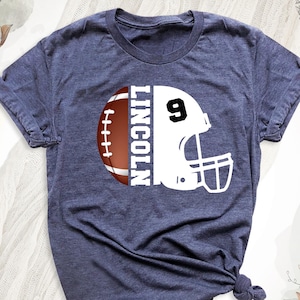 Personalized Football Birthday Shirt, 7th 9th Years Old Birthday Tee, Custom Birthday Shirt For Boys, Birthday Shirt, Birthday Party T-Shirt