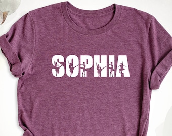 Custom Name Ballet Shirt, Personalized Ballet Shirt, Custom Ballet Dancer Tee, Ballerina For Girls T-Shirt, Personalized Name Girl Ballet