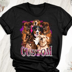 Custom Vintage Bootleg Pet Photo Shirt, Custom Pet Shirt, Custom Bootleg Shirt, Custom Dog Bootleg Shirt, Custom Dog Shirt, Bootleg Shirt