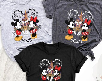 Disney 2026 Family Trip T-Shirt, Mickey Minnie Disneyland Shirt, Disney Family Vacation Shirt, Disneyworld Tshirt, Disney Castle 2026 Shirts