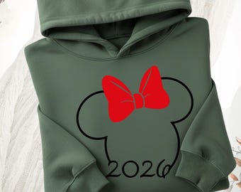 Custom Disney 2026 Sweatshirt Family Disney Trip Hoodie, Disneyworld Sweater, Mickey Minnie Sweatshirt, Disney Vacation Matching Family Tees
