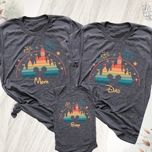 Custom Disney Trip Shirts, Disney Family T-Shirt, Disneyland Trip Tees, Disney Family Shirt, Disney Castle 2025 Shirts, Disney Squad Shirt