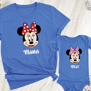 Disney Trip 2025 Mama Mini Shirts, Mothers Day Shirt, Custom Disney Shirt, Family Disney Shirt  Disneyland Shirt, Disney Son Daughter Tee