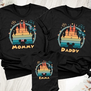 Custom Disney Family Trip Shirts, 2025 Disneyworld Shirts, Disney Vacation T-Shirt, Disneyland Shirt, Disney Trip Shirts, Disney Squad Tee