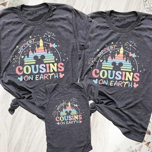Disney Happiest Cousins On Earth Shirts, Disney Cousin Crew Shirts, Disney Cousins Tees, Disneyworld Cousins Shirt, Disney Family Trip Shirt