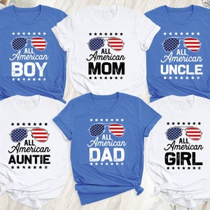 4th Of July Family Matching Party Shirt, Family USA Flag Shirt, Patriotic Family Shirt, American Family Tee Shirt, 4th Of July Crew Shirts