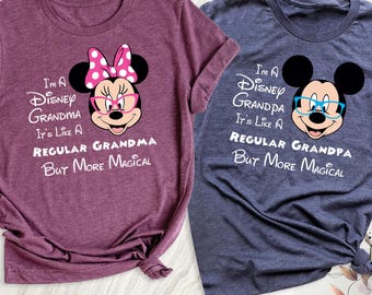 Disney Tee Grandma Shirt, Disney Grandma Shirt, Grandpa Disney Shirt, Disney Family Shirt, Disney Trip Shirt, Disney World Shirt, Disney Tee
