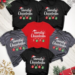 Family Christmas 2025 Shirts, Christmas Crew T-Shirt, Matching Family Christmas Shirt, Christmas Party Shirt, Holiday Shirt, Family Xmas Tee