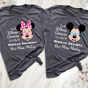 Disney Grandma Shirt Disney Grandpa Tee, Minnie Grandma Tee, Mickey Grandpa Shirt, Disney Family Vacation Shirt, Disney Birthday Trip Shirts
