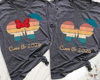Disney Class Of 2026 Shirt Custom Graduation Shirt, Graduation Party Tees, Disney Trip Shirt, Custom Senior Shirt, Disney Last Day Of School
