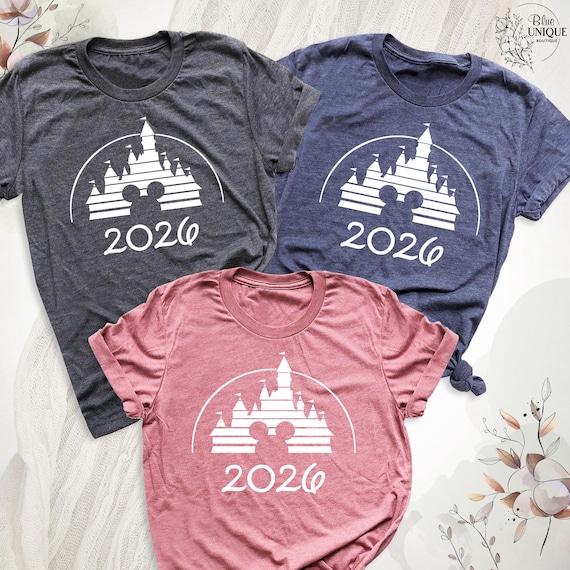 2026 Disney Family Trip Tee Shirts, Custom Disney T-shirt, Disney