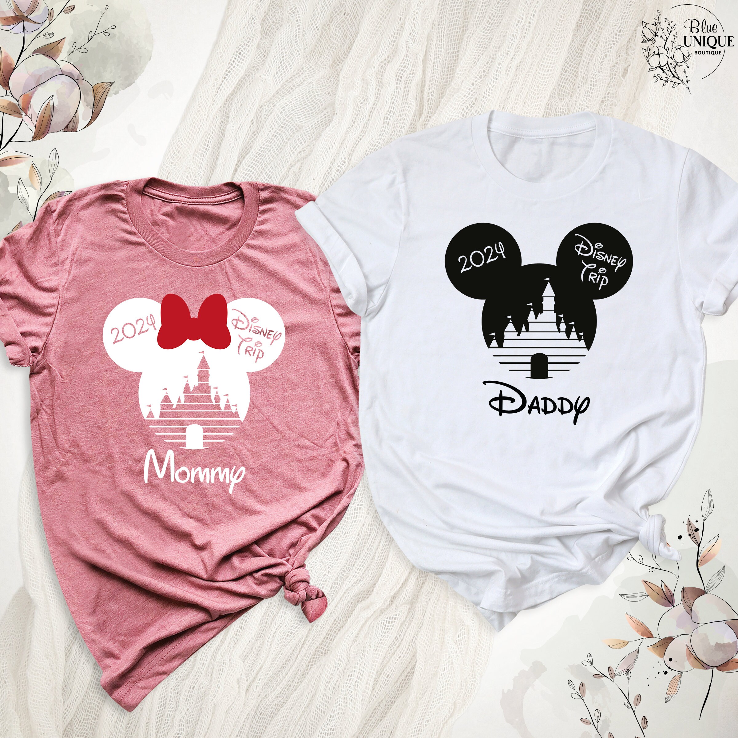 Disney Mommy Daddy Shirt, Disneyworld Mom Dad Family T-shirt