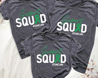 Camiseta del equipo de concientización sobre la enfermedad renal, camiseta del lazo verde del equipo de apoyo, camisetas de trasplante de riñón, camisetas de guerrero donante de órganos en diálisis