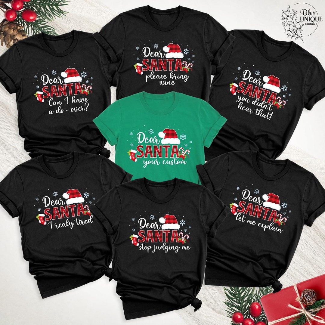 T-shirt Dear Santa Just How Good Have I Been - Taille S (8-10), Thème Noël, Neuf Avec étiquettes
