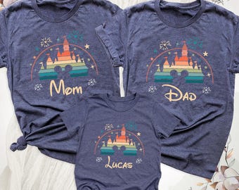 Custom Disney Family Trip 2026 Shirts, Disney Family Vacation Squad Shirt, Custom Disney Trip Shirts, Disneyland T-Shirt, Disney Group Tees