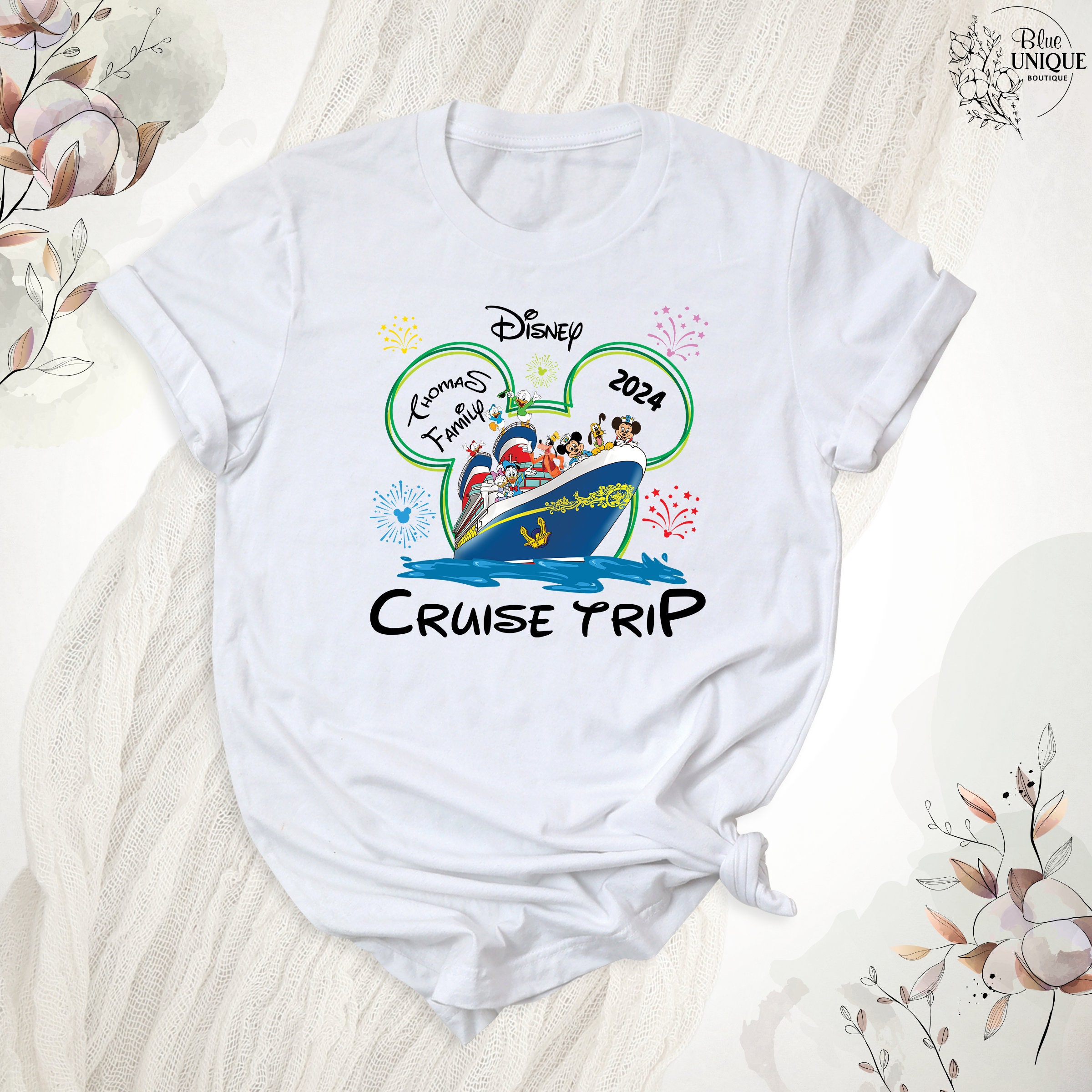 Discover Cruise T-Shirt, Disney Trip Family Shirt, Custom Disney Cruise Family Vacation 2024