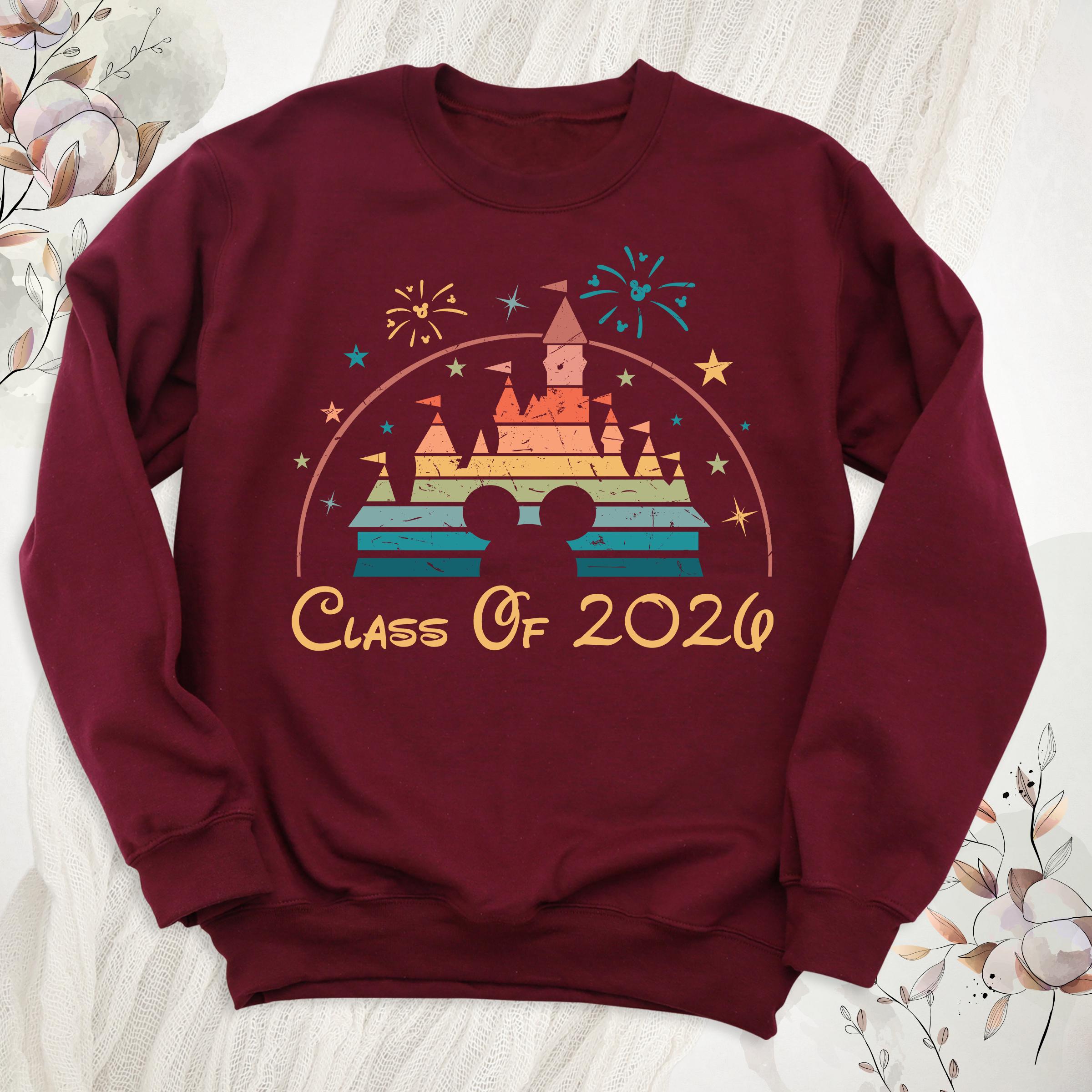 Class of 2026 Disney Long Sleeve, Disneyland Sweatshirt Hoodie  display picture 1