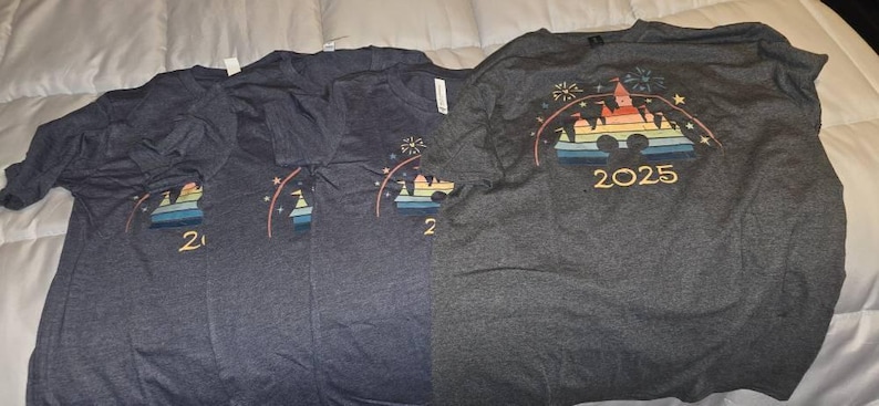 Custom Disney Trip Shirts 2026 Matching Family Vacation Outfit, Personalized Castle Family Tee, Disneyworld Squad T-Shirt, Mommy Daddy Kids image 4