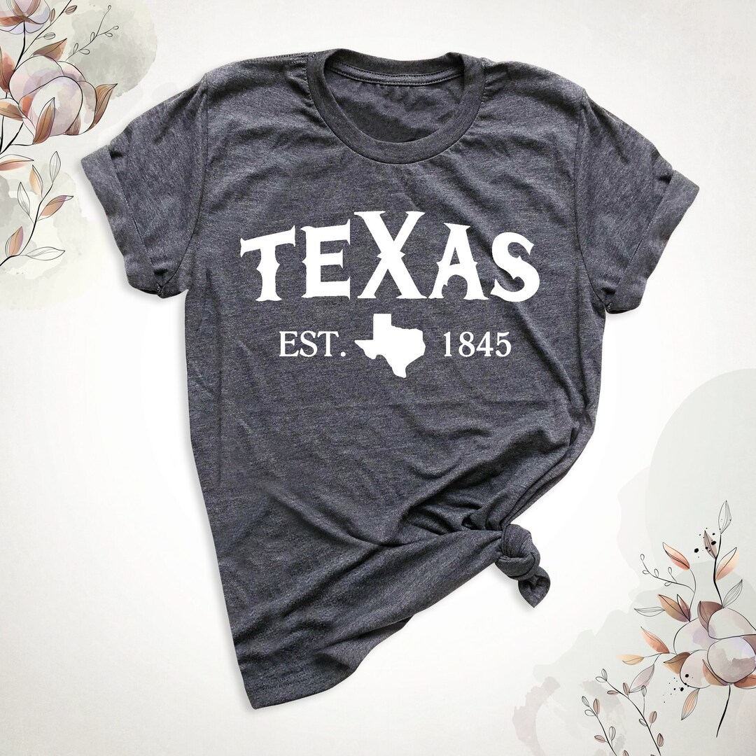 Texas Map Shirt, Texas Shirt, Texas Cities Shirt, Texas Tee, Texas T ...