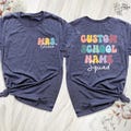 Teacher Shirt School Name, Teacher Staff Shirts, Back to School Shirt, Crew Teacher Shirts, Matching Elective Teacher Shirts, Teacher Tshirt