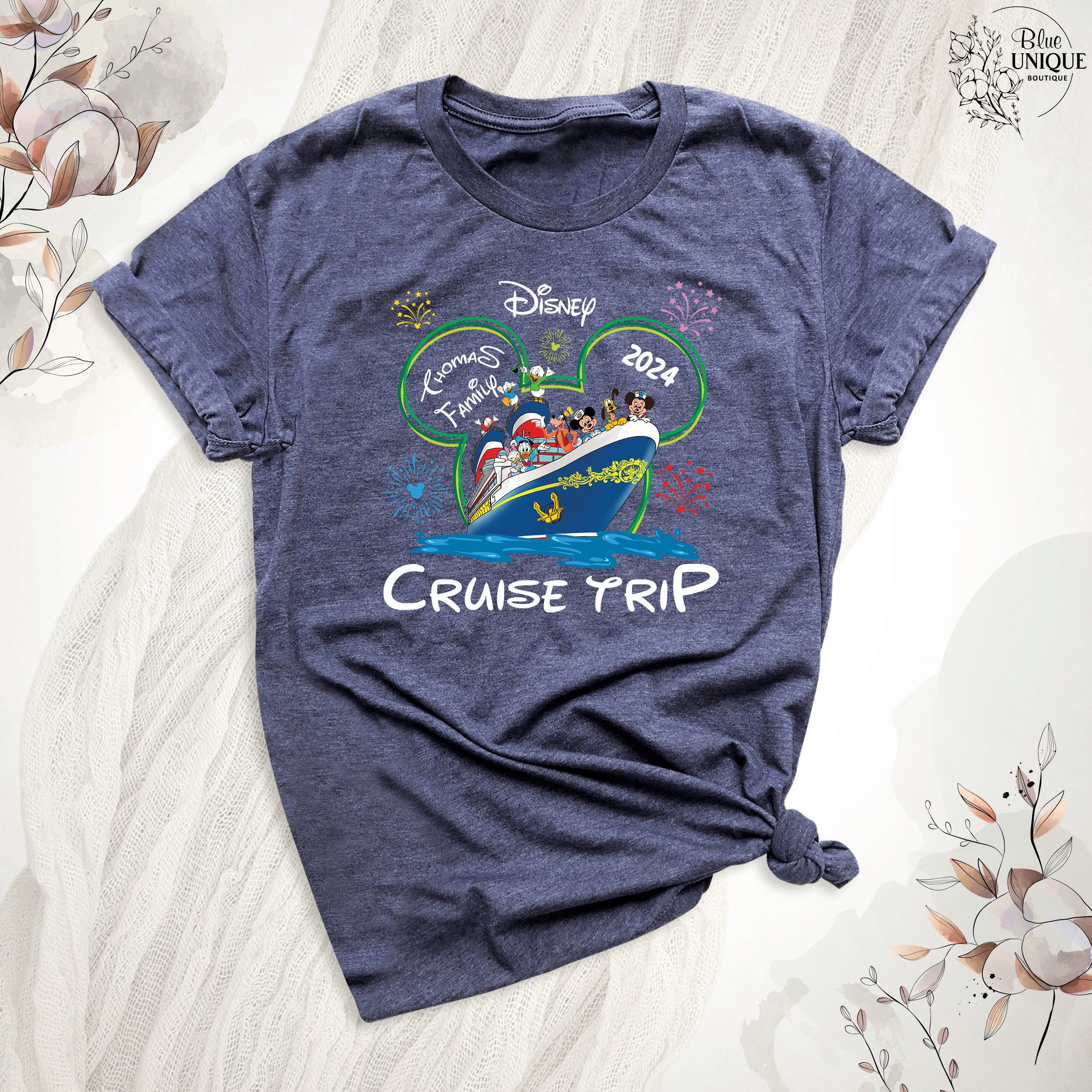 Discover Cruise T-Shirt, Disney Trip Family Shirt, Custom Disney Cruise Family Vacation 2024