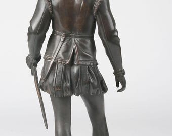 ジョセフ・ボジオ作、若きヘンリー4世を描いたアンティークブロンズ像