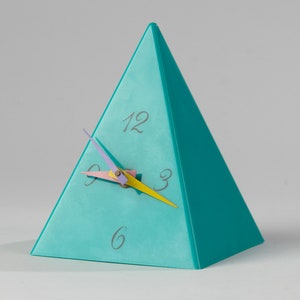 Vintage Memphis Style Table Clock