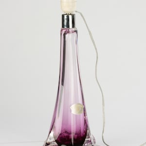 Table Lamp - Val Saint Lambert - Crystal