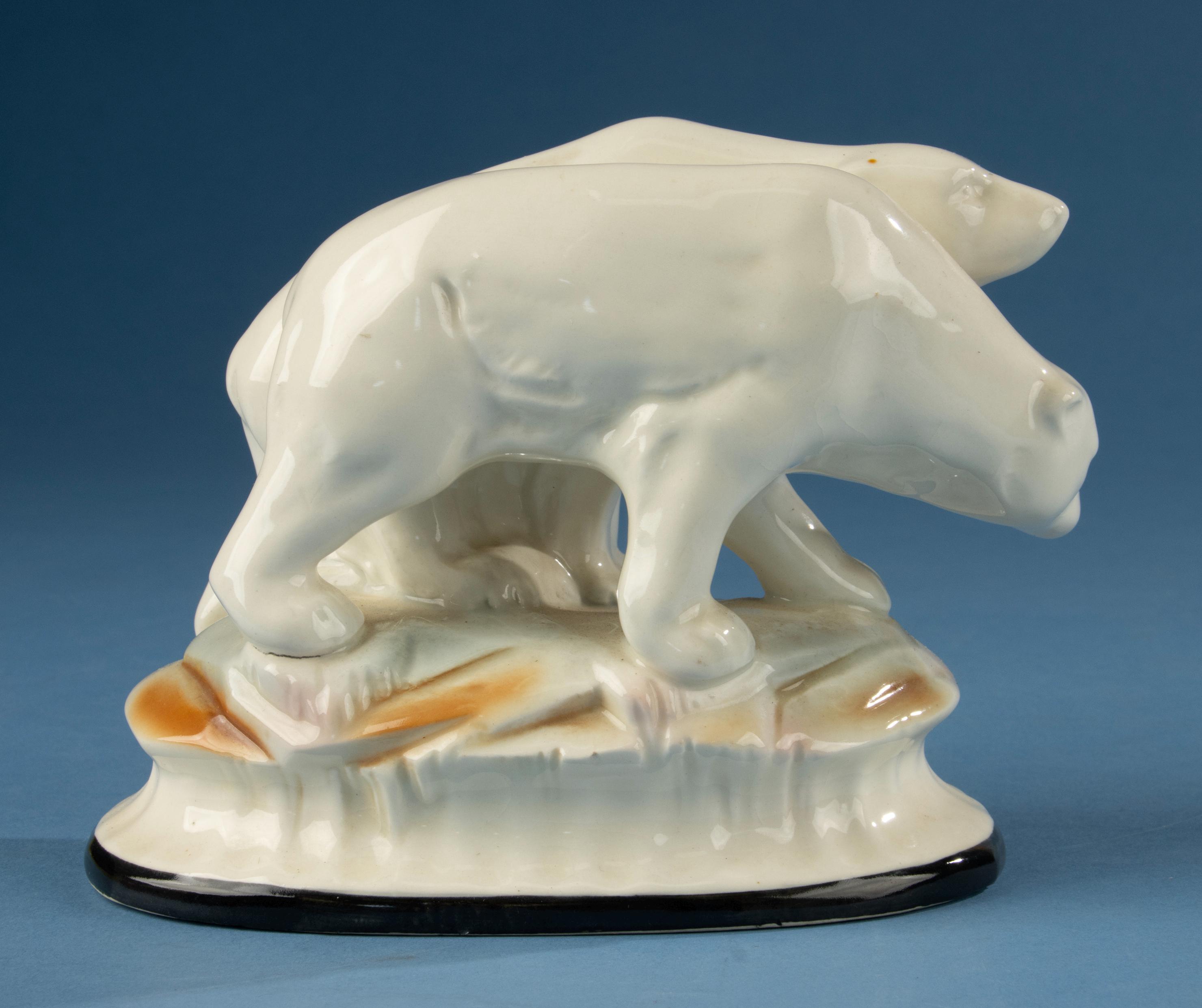 Porcelain Figure - Two Polar Bears - Sitzendorf - Etsy
