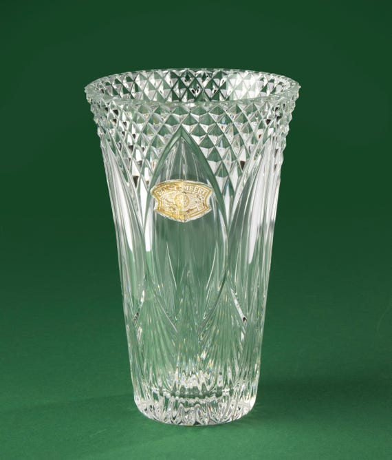 ヴィンテージ クリスタル花瓶 - ヴァル サン ランベール - Etsy 日本