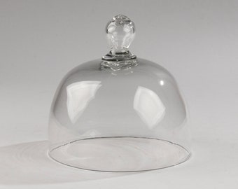 Antique Glass Cloche / Dome / Cover