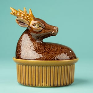 Vintage Ceramic Pate Terrine - Made in Portugal
