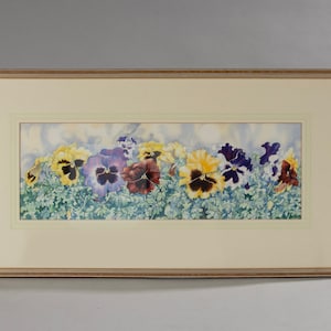 Vintage Water Color - Violets