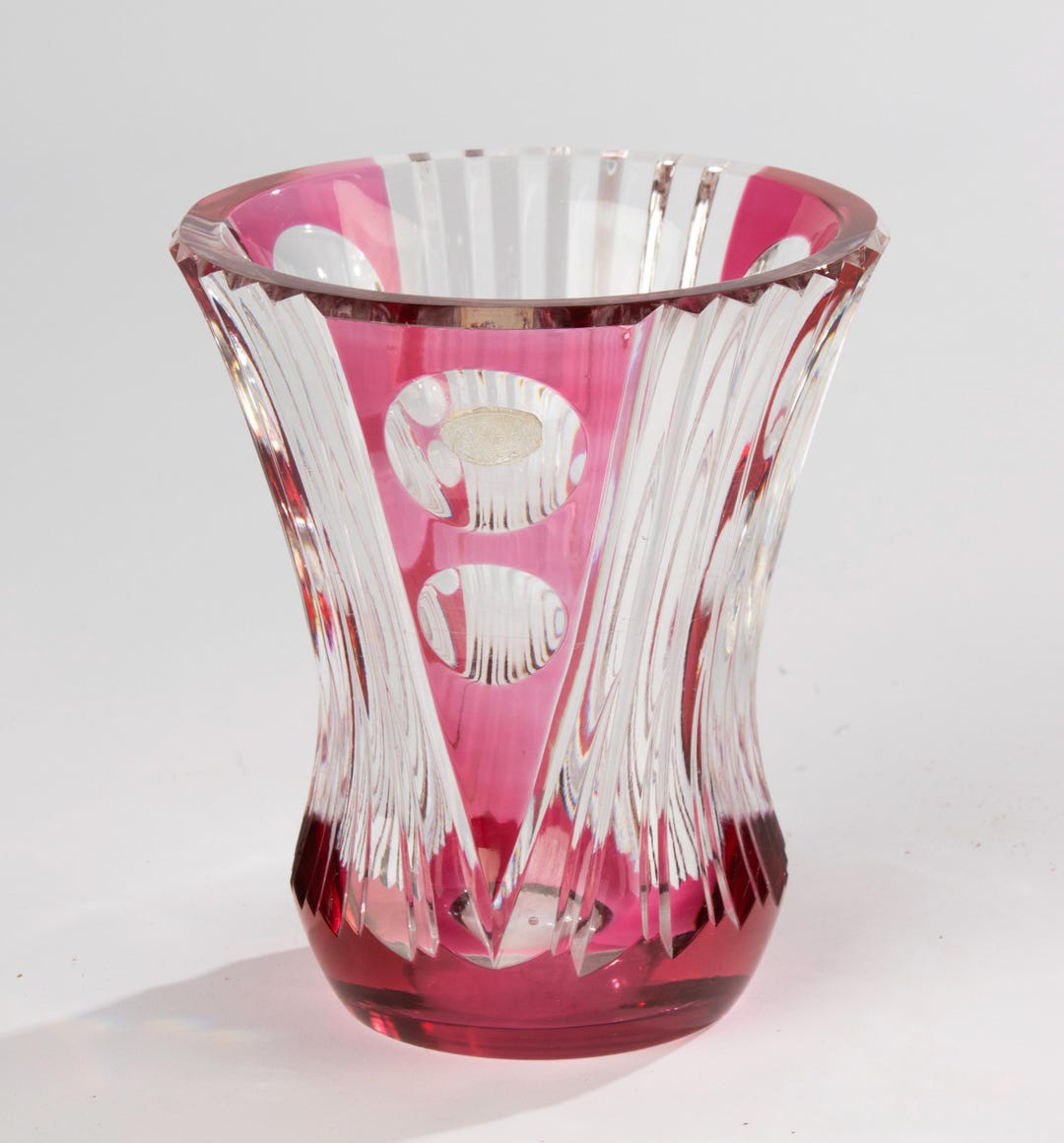 Vase - Val Saint Lambert - Crystal - Etsy Israel